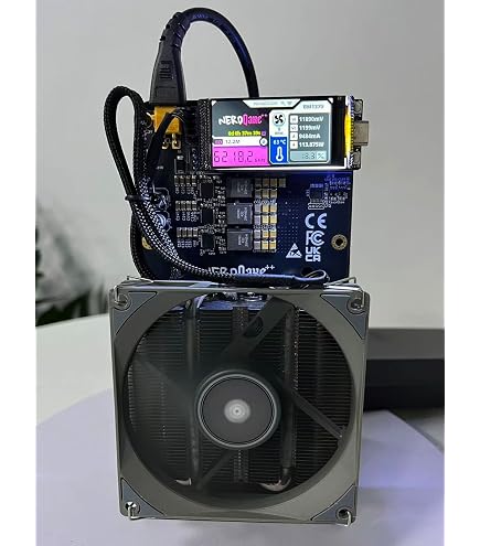 Amazon.co.jp: NerdQaxe++ 4.8TH/s ビットコインマイナー 4個 BM1370