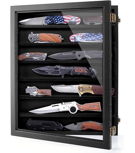 Amazon.co.jp: Triceratops ナイフディスプレイケース ロック可能な