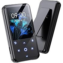 Amazon.co.jp: Qosea MP3プレーヤー Bluetooth5.3 クリップ式
