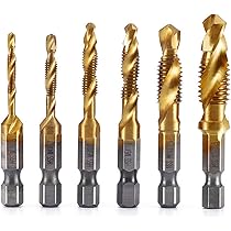 Amazon.co.jp: CGExxlドリルビットセット M3-M10 6種類 | M4 タップ M6