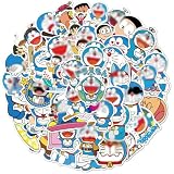 ドラえもん可愛いステッカー100枚セット、防水、おしゃれ、漫画、子供、手帳、スーツケース、ギター、車、バイク、自転車用