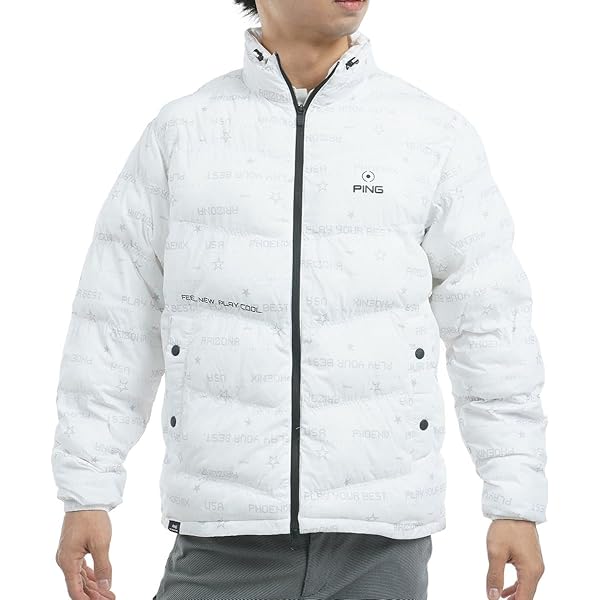 Amazon.co.jp: ピン レディース ゴルフウェア 中綿ジャケット 秋 冬