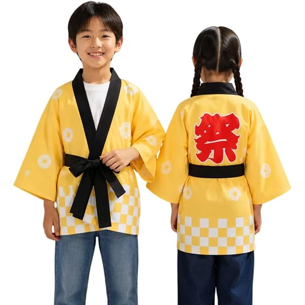 Amazon.co.jp: [Ellniges] はっぴ マツケンサンバ 大人用 法被 セット