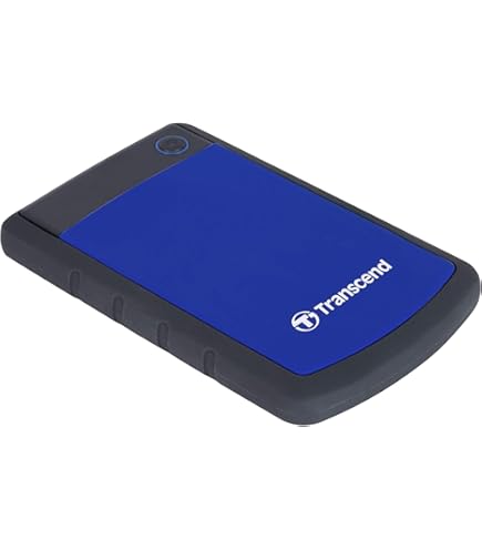 Transcend 1TB ポータブルHDD 耐衝撃 外付けハードディスク 耐衝撃 ポータブルHDD 1TB USB3.1 アイロングレー Transcend