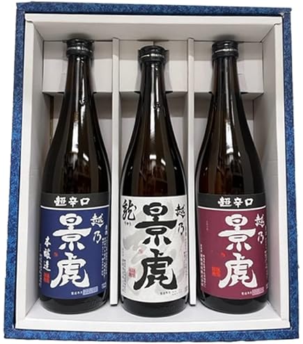 Amazon.co.jp: 日本酒 諸橋酒造 越乃景虎 飲み比べ4本セット 1800ml