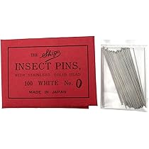 Amazon.co.jp: 志賀昆虫普及社 昆虫針 有頭 00号 100本入 : ペット用品