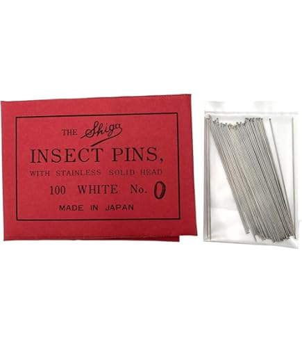 Amazon.co.jp: 志賀昆虫普及社 昆虫針 有頭 00号 100本入 : ペット用品