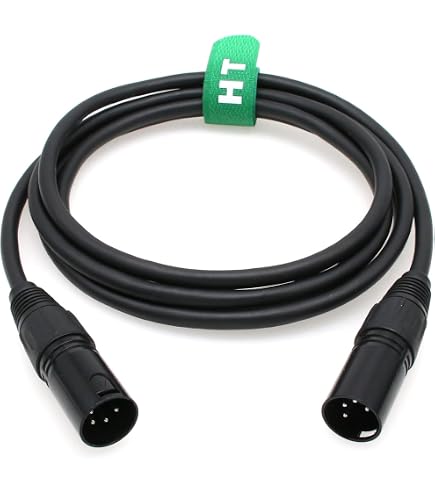 Amazon | Eonvic 4ピン オス-メス 4ピン XLR 電源ケーブル デジタル