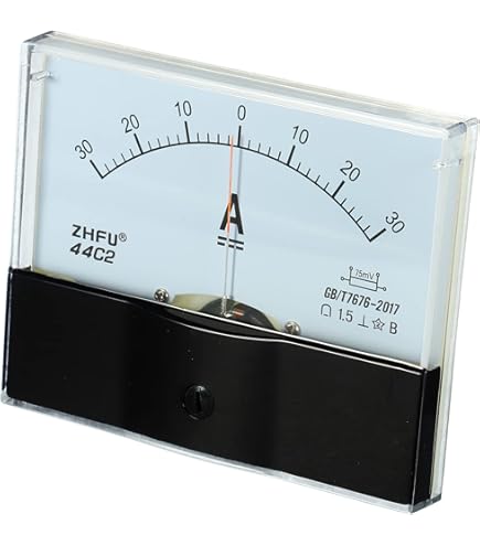 Amazon.co.jp: アナログメーター/直流電圧計30V 直流電流計20A DC
