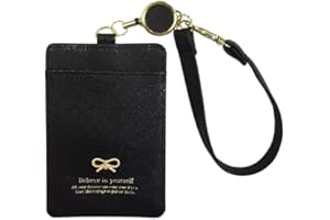 [ジゼル] パスケース 定期入れ リール付き レディース 両面 icカードケース 社員証 カードケース ストラップ付 リボン