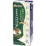 マルサン ひとつ上の豆乳 豆乳飲料ココア 200ml×24本 紙パック