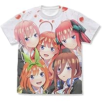 Amazon.co.jp: コスパ 五等分の花嫁∬ フルグラフィックTシャツ
