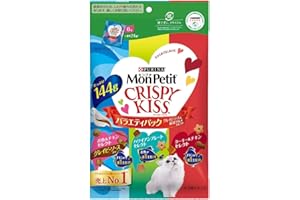 モンプチ クリスピーキッス 猫用おやつ バラエティパック グレイビーソース＆厳選グルメセレクト １４４ｇ