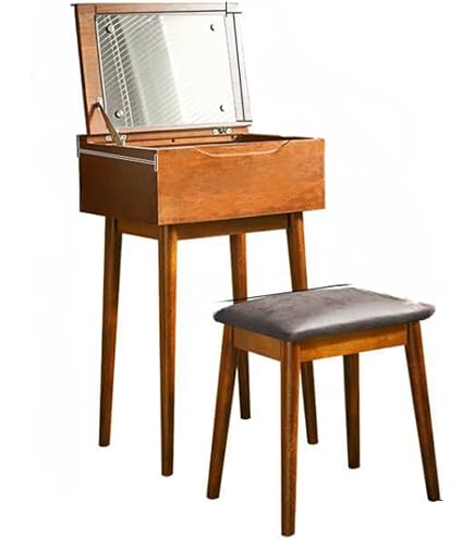 ドレッサー　鏡台　コンパクト　木製 dショッピング |ドレッサー コンパクト デスク スツール付き 幅