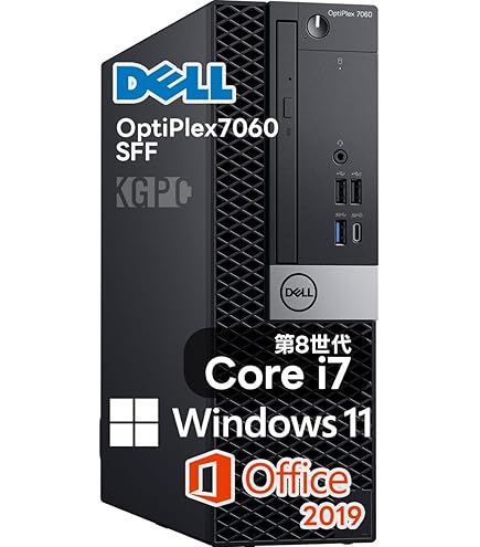 Windowsデスクトップ DELL OptiPlex 5070 i7/16GB/SSD&HDD/Win11 Amazon.co.jp: 【整備済み品】 DELL OptiPlex 5070 SFF 第9世代