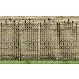 アイアンフェンス ロー150 4枚組（幅54cm、高さ150cm）[つるバラ、クレマチスに！] ノーブランド品
