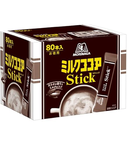 Amazon.co.jp: 森永製菓 ミルク ココア スティック 10本×5入 : 食品