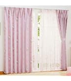 Amazon｜サンリオ(SANRIO) ハローキティ 2級 遮光 遮熱 カーテン+