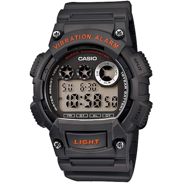 Amazon.co.jp: Casio Men's W736H-1AV Digital Sport Watch : ファッション