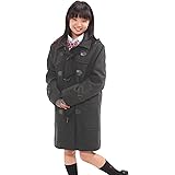 【SCHOOL SCENE】スクールダッフルコート 男女兼用 フード取り外し可 メルトン D-9002