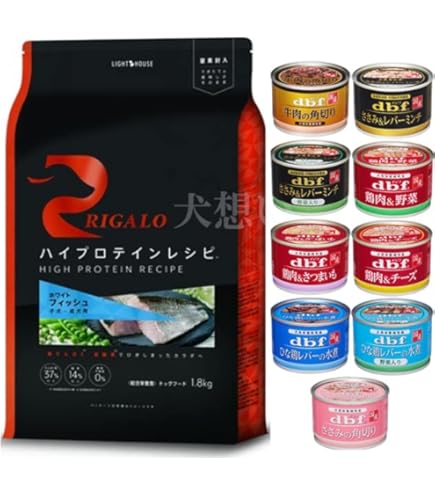 Amazon.co.jp: リガロ ハイプロテインレシピ 子犬・成犬用 フィッシュ