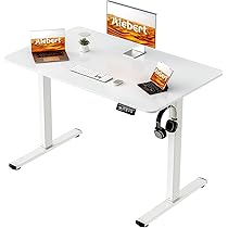 Amazon | 昇降デスクスタンディング昇降式幅100*奥行60cm電動