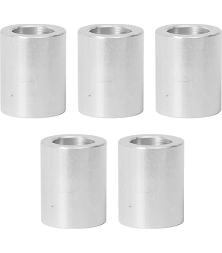 Amazon | アルミ スペーサー 5個 M10 内径10.2mm×外径16mm×長さ