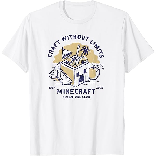 Maglietta Ufficiale Minecraft Wolf Hero - Cotone Comodo Per Appassionati