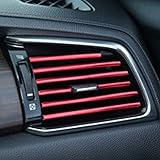 Amazon 車 ドレスアップ モール Seametal 鍍金 ドアエッジプロテクター エアロ スポイラー カーボンモール ファインダーモール トリムモール 傷防止 キズ防止 ドア保護 車 内装アクセサリー 5cm 3m 赤 モール 車 バイク