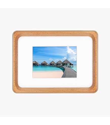 Amazon.co.jp: 8x10インチの写真フレーム、オーク無垢材8x10インチの