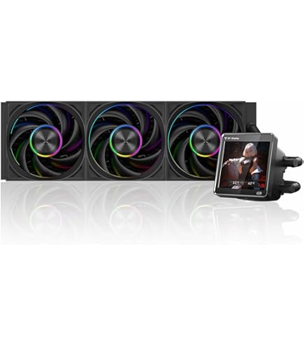 Amazon.co.jp: PCCOOLER CPS DS360Pro デジタル一体型CPU水冷クーラー