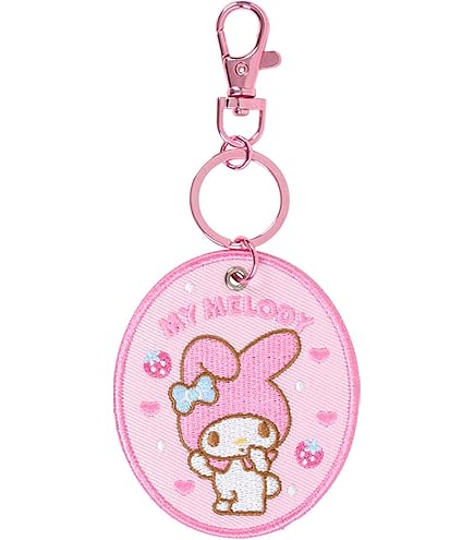 Amazon.co.jp: サンリオ(SANRIO) ロゴ刺繍タグキーホルダー