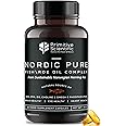 Primitive Scientific Nordic Pure Fish Roe Oil Complex (60 Fish Oil Capsules) for Brain, Immunity & Vision - Heart Supplement 