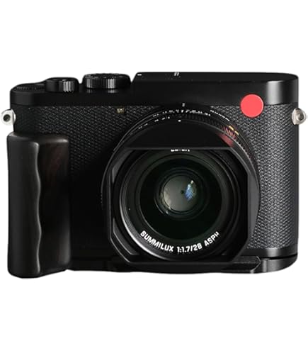 新品 LEICA ライカ Q2用 ハンドグリップ（黒檀/エボニー) Amazon | ウッド L ハンドグリップホルダーライカ Q3 Q2 カメラ