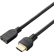 Amazon | エレコム HDMI延長ケーブル 4K / 60P対応 1.5m ブラック DH