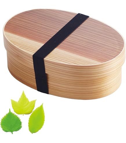 Amazon｜かのりゅう 食洗機対応 曲げわっぱ弁当箱 L S15-5-8s｜弁当箱