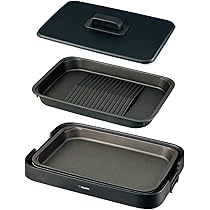 Amazon | 象印マホービン ホットプレート 2枚タイプ ブラック EA