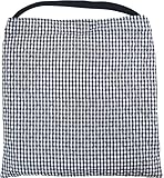 座布団ケース 座布団カバー ネイビー×ギンガムチェック柄(子ども用・防災頭巾入れ兼用)　入園　入学　幼稚園　保育園　小学校