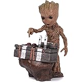GG-COS-Per ガーディアンズ・オブ・ギャラクシ グルート フィギュア おもしろ 可愛い 飾り小物 樹脂 友達に、子どもにとって素晴らしいプレゼント 誕生日 樹脂 置物 贈り物 装飾 置物 アクセサリー 約16CM A