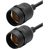 ライトソケット E26電球ソケット ランプホルダー 電球ホルダー ペンダントライト、E26口金ソケット 野外防雨 IP65防水 耐高温 長寿命デザイン (2)
