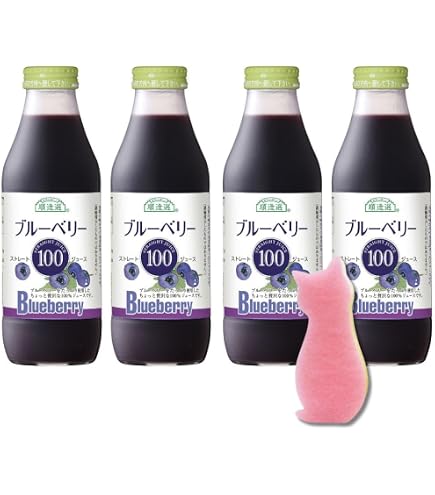 Amazon.co.jp: 順造選 ブルーベリー100（果汁100％ストレート）500ml×6