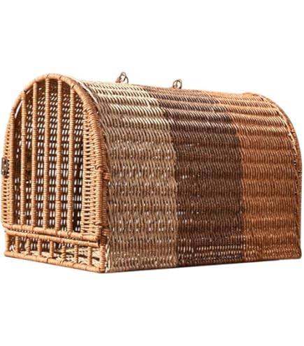 Amazon.co.jp: 籐手編み猫 カゴ,ペットキャリー,キャット ケース,猫