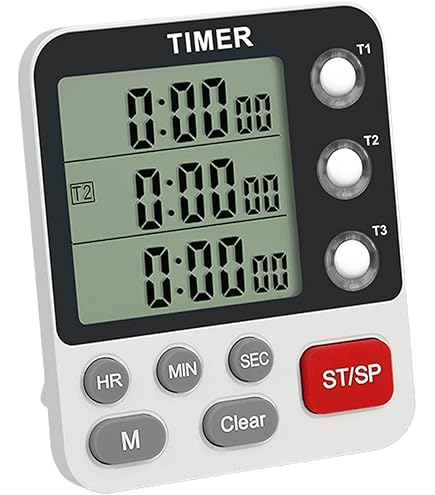 Amazon｜QINFIEYデジタル3チャンネルキッチンクッキングマルチ