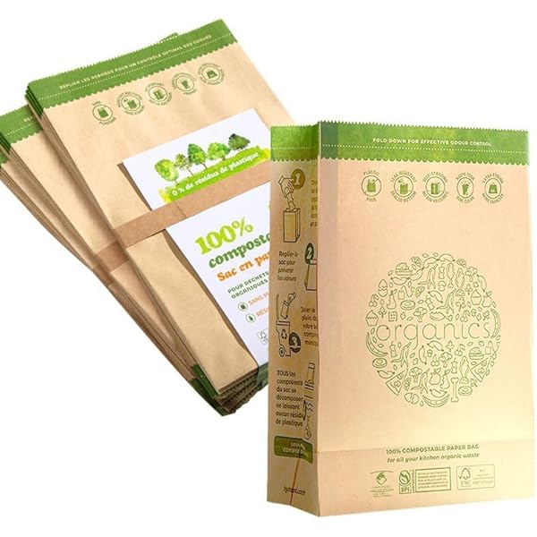 Gallon Compostable Trash Bags Food Waste Bags 10L 150 Counts