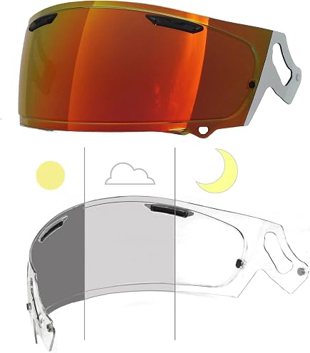 Amazon.co.jp: [ティーズ] ミラーシールド Arai VAS-V チタンブルー