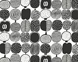 マリメッコ(marimekko) 壁紙 17937 コンポッティ KOMPOTTI 幅53cm ブラック (1m単位で切り売り) marimekko4(限定シリーズ)