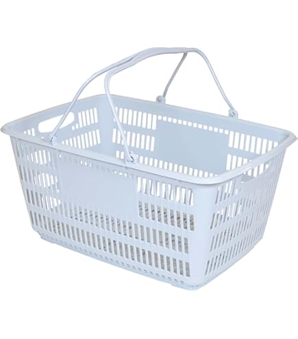 Amazon.co.jp: 大和産業 買い物かご オレンジ 5個入 SL-20