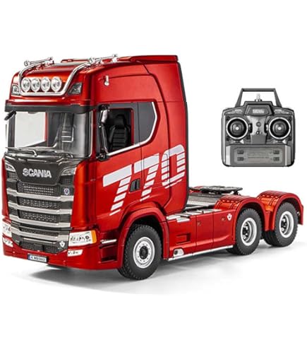 Amazon | スカニア R6 トップライン 6X4 セミローダー トレーラー 4