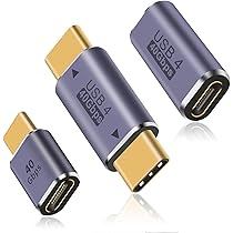 Duttek 90-Degree USB C To USB A Adapter (4-Pack) - 10Gbps Right Angle Converter