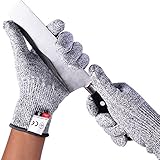 SHiZAK 防災手袋　防刃手袋 　作業用手袋　耐切創グローブ 耐切手袋 料理用手袋 調理用手袋 ガードグローブ 防護手袋 キチンツールグローブ　切れない手袋　 切り傷/擦り傷防止　耐切創性　耐摩耗性